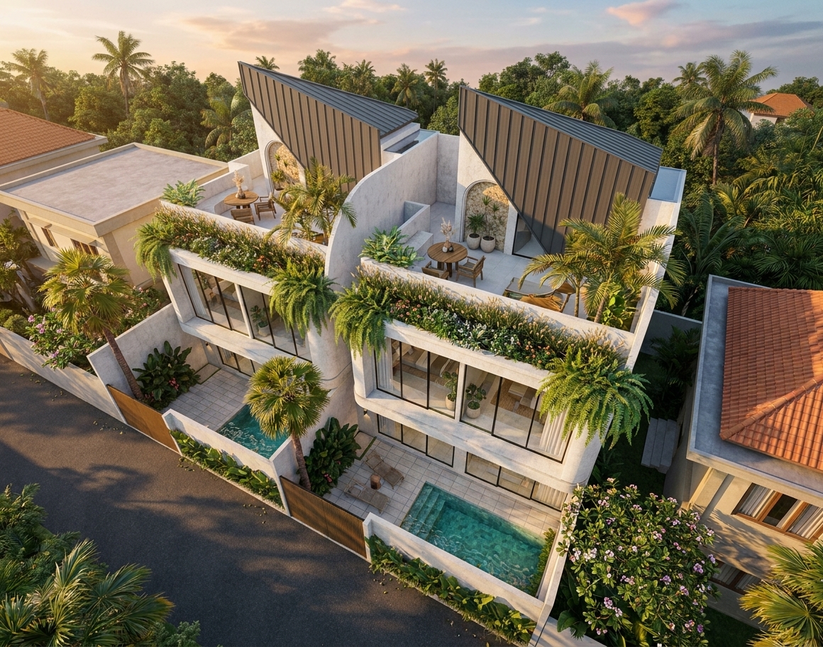 Seseh Beach Project aerial